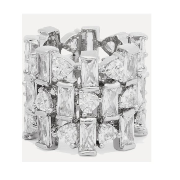KENNETH JAY LANE cubic zirconia ring - Picture 1 of 9